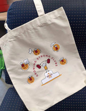 Load image into Gallery viewer, QWA Growing Strong Clubs Tote Bag