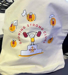 QWA Growing Strong Clubs Tote Bag